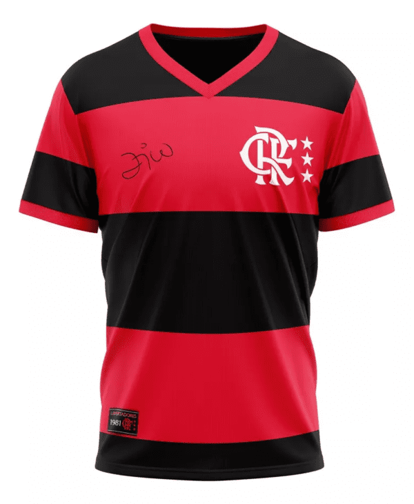 camisa zico flamengo 81