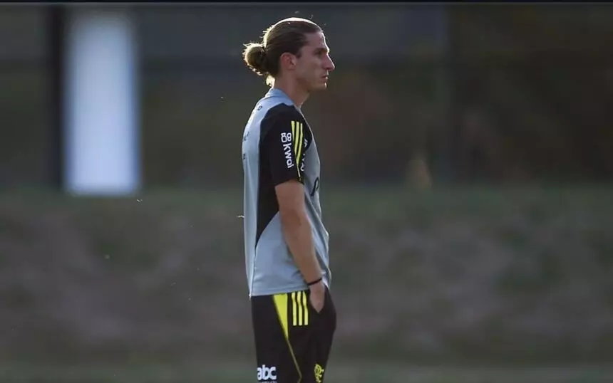 Foto: Divulgação / Flamengo - Filipe Luís tem dor de cabeça para o próximo confronto do Flamengo