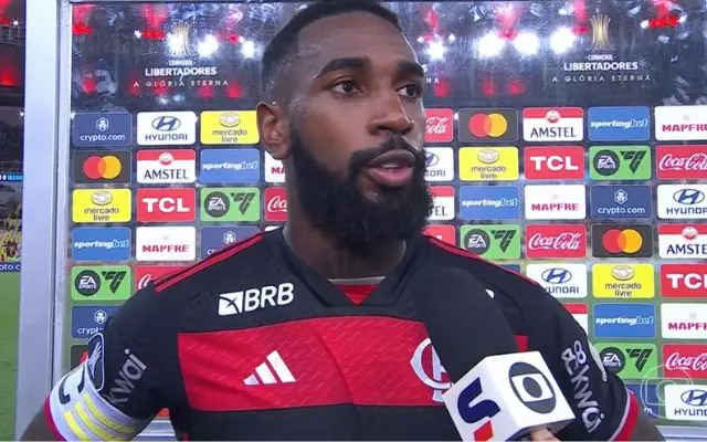 Foto: Reprodução / TV Globo - Gerson se posiciona sobre Gabigol no Flamengo