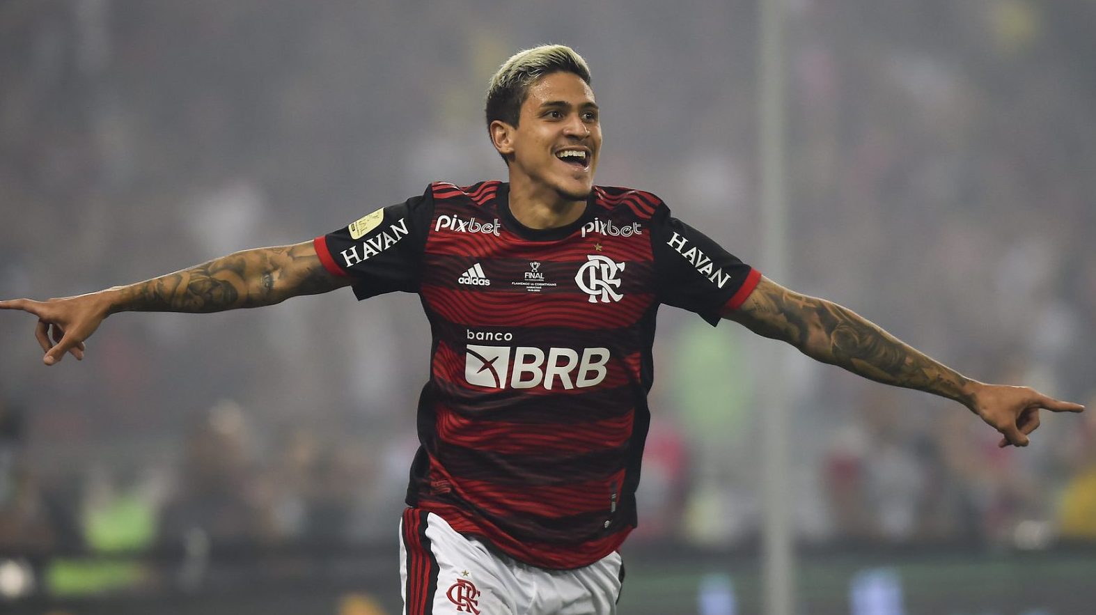 Foto: Marcelo Cortes / Flamengo - Pedro em gol pelo Flamengo