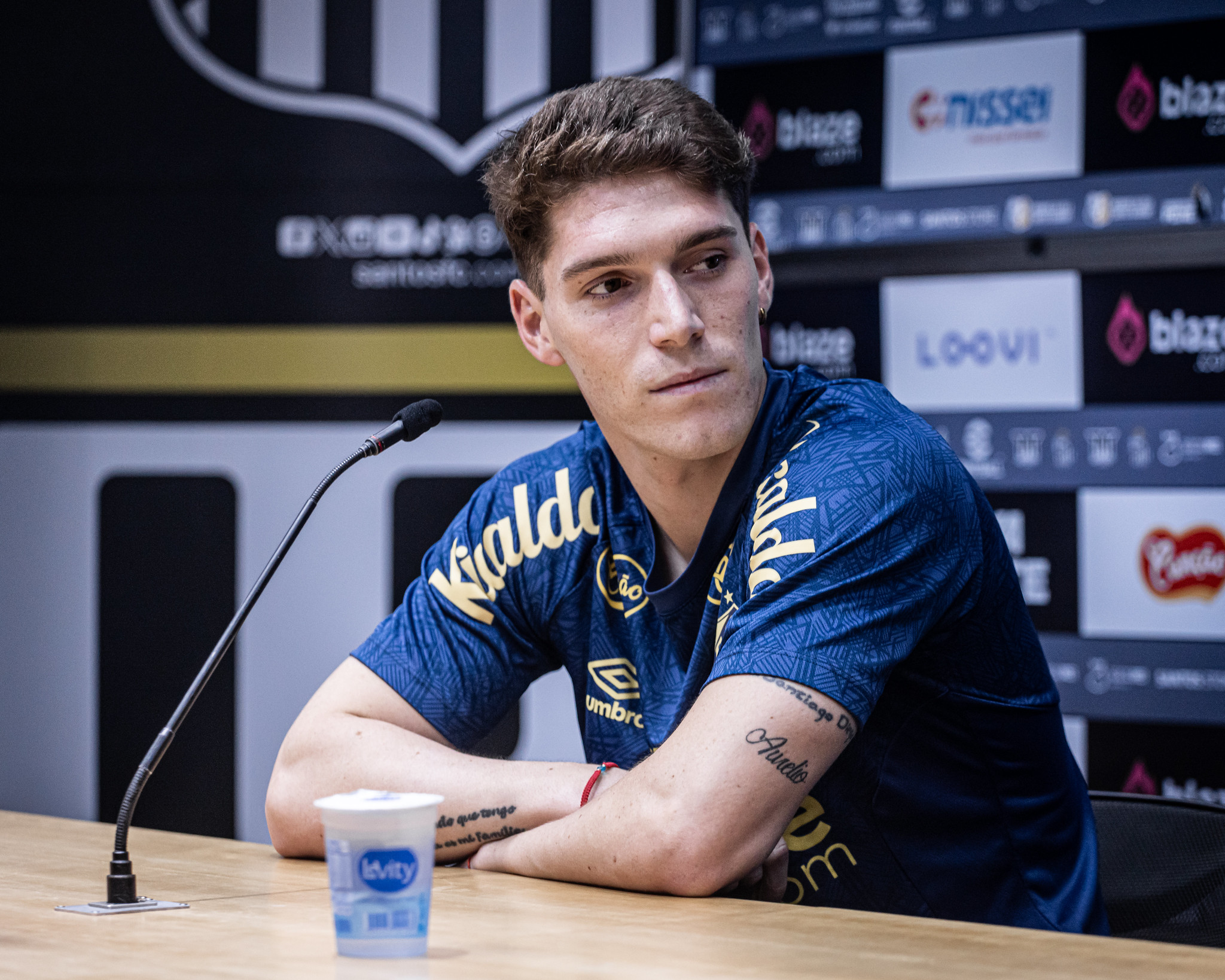 Benjamín Rollheiser. Foto: Raul Baretta/ Santos FC.