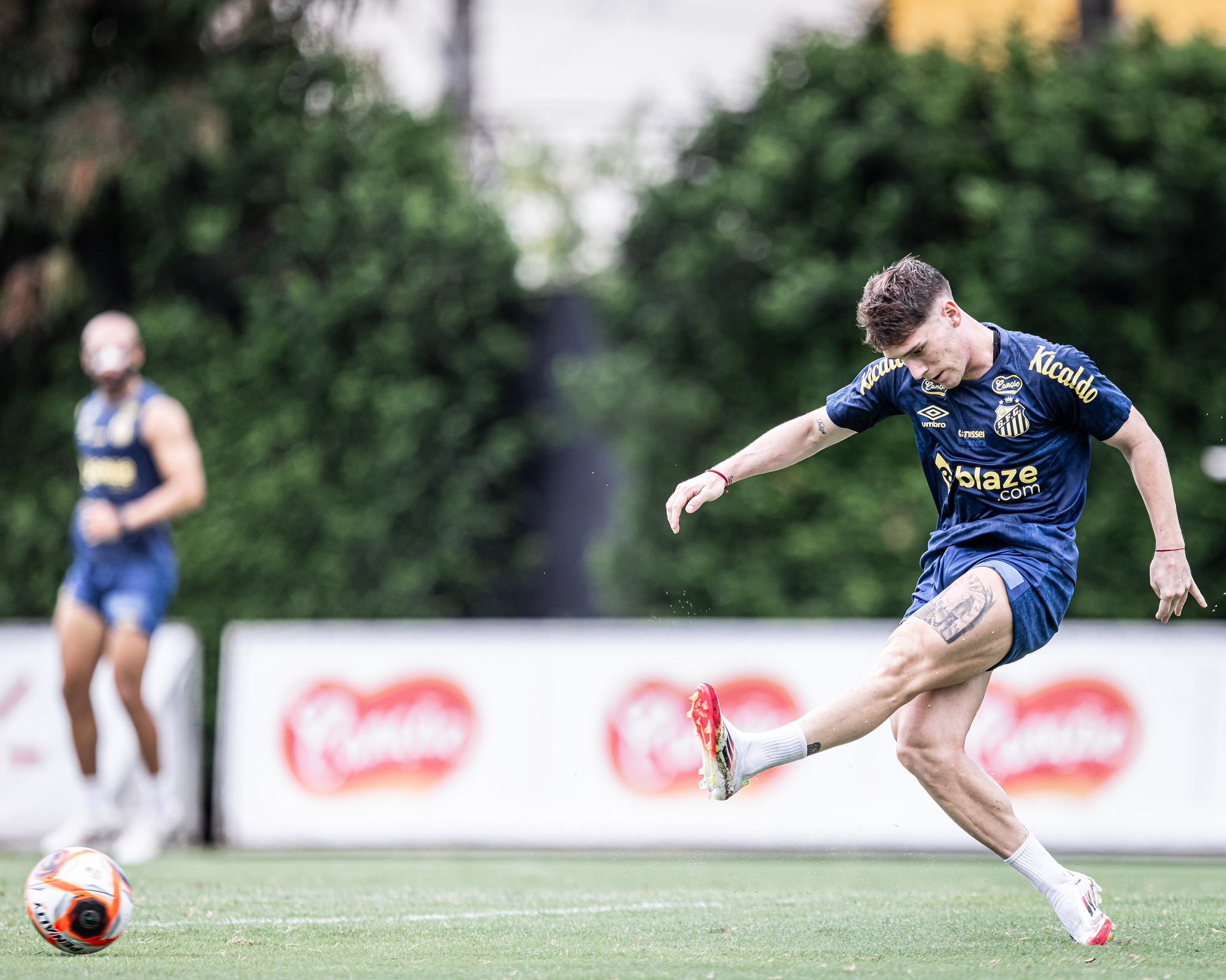 Benjamín Rollheiser. Foto: Raul Baretta/ Santos FC.