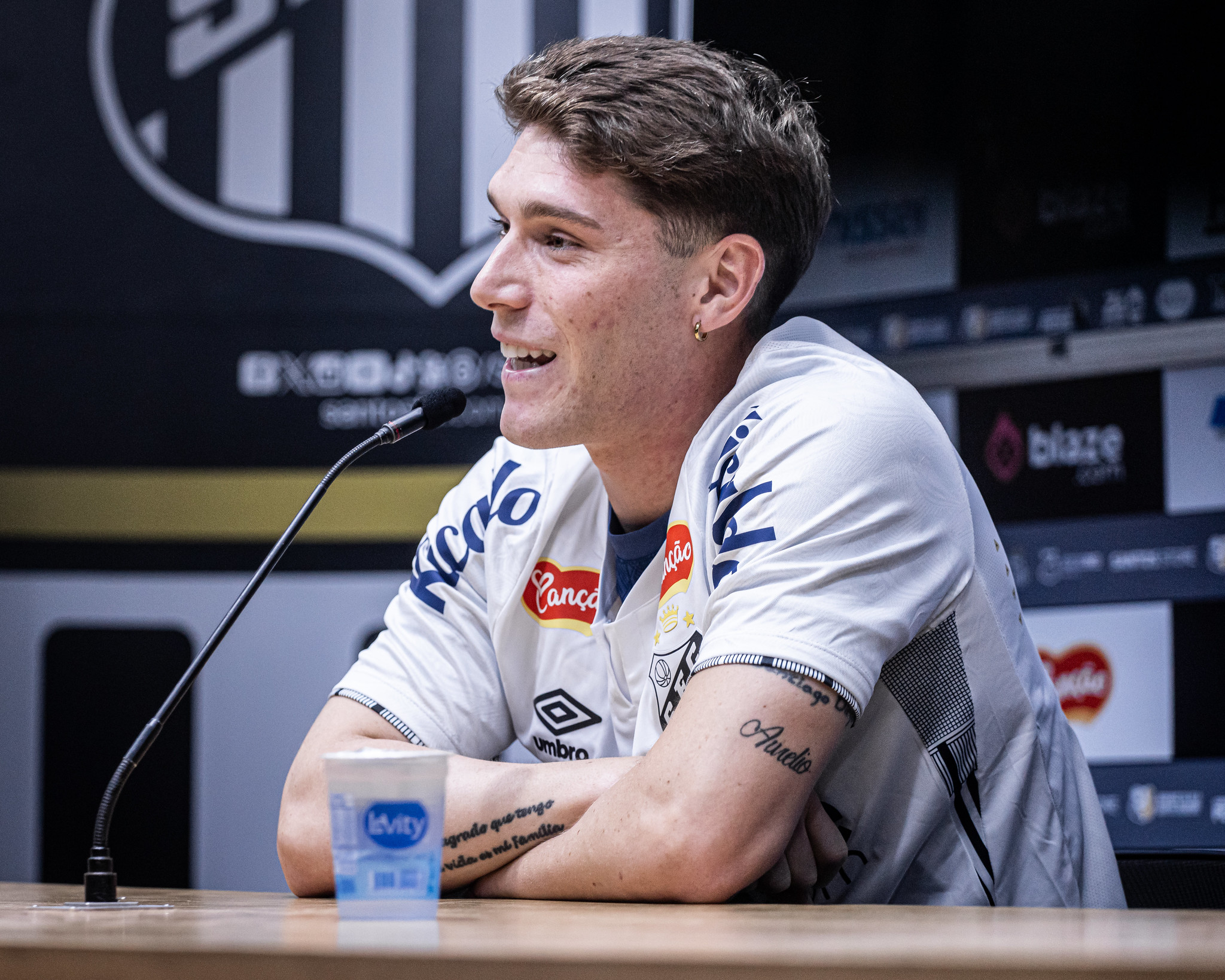 Benjamín Rollheiser. Foto: Raul Baretta/ Santos FC.