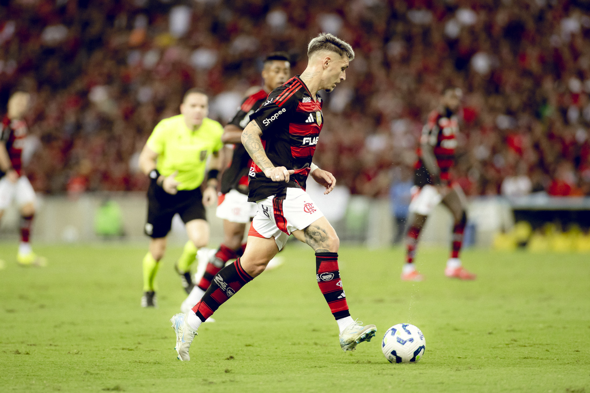 Flamengo x Fortaleza. Foto: Gilvan de Souza/Flamengo
